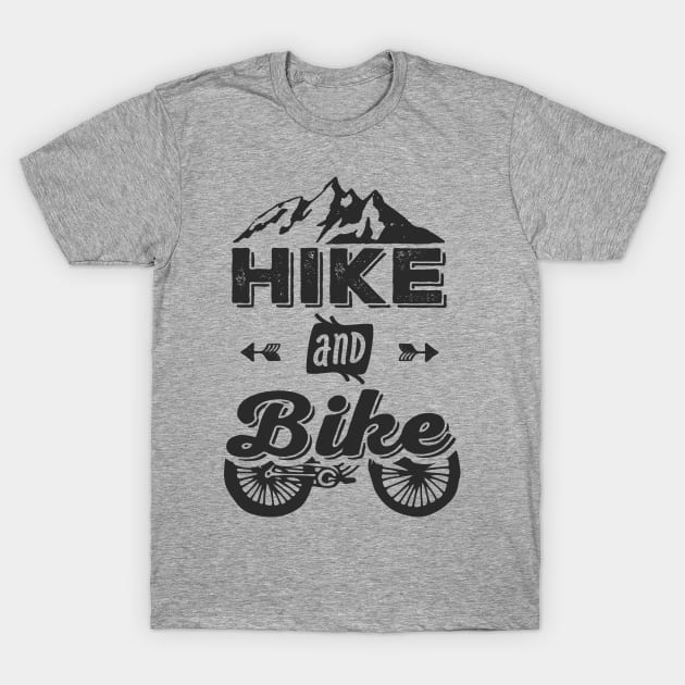 Hike and Bike T-Shirt by hillsboroughdesignco